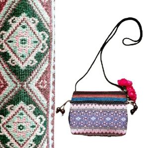 Handmade Hmong Colorful Textile Embroidered Crossbody Bag